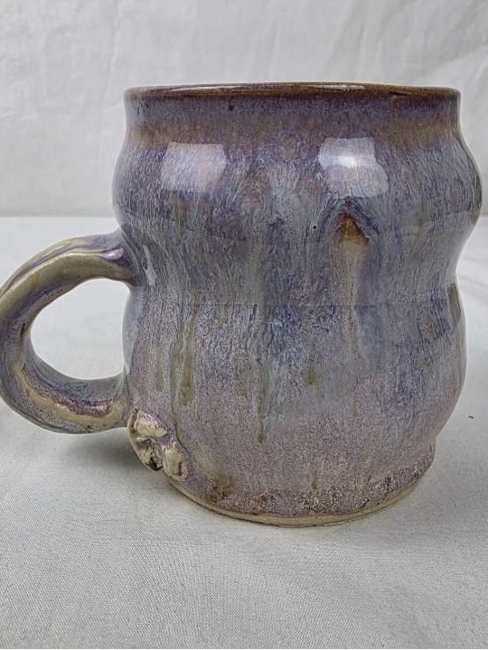 Original Handcrafted Lavender Ceramic Mug